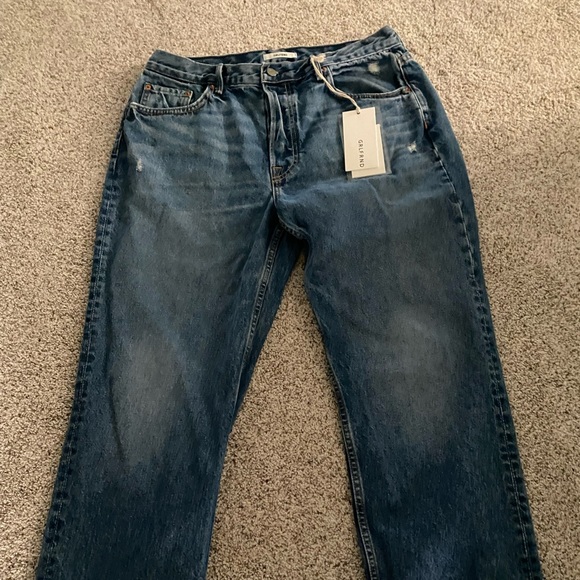 GFLFRND Helena rigid high waist jeans size 32 New with tags ! Sold out style . - Picture 6 of 6